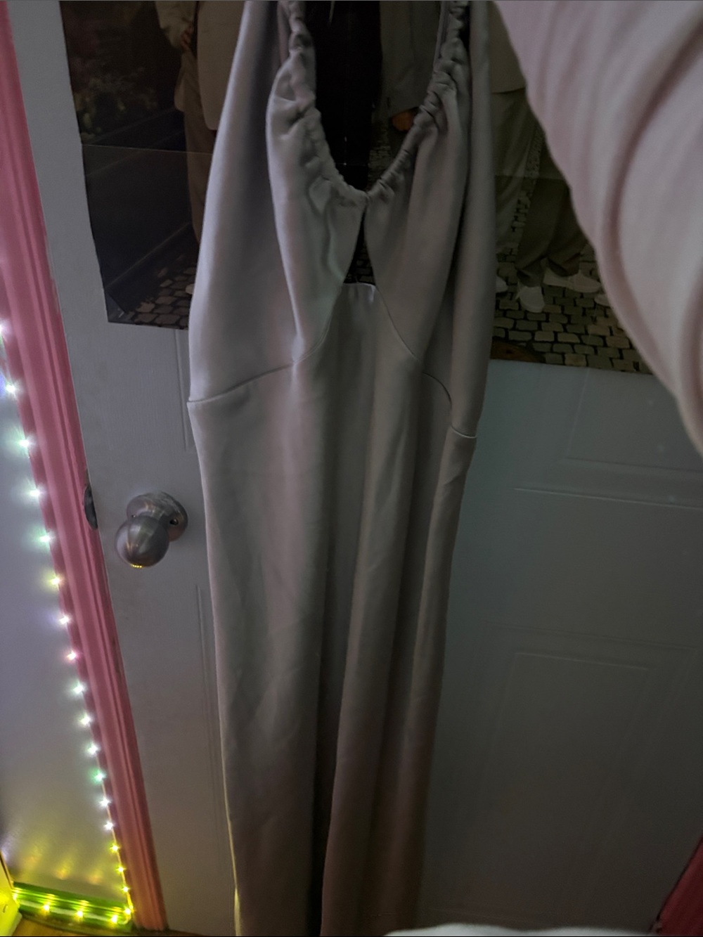 Dynamite Light Gray Maxi Dress